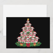 牛のクリスマスツリー 面白い 牛愛好家のための クリスマス (正面/裏面)