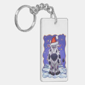 牛のクリスマス キーホルダー (正面左)