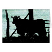 牛のグランジシルエットすべての行事 (正面横)