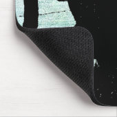 牛のグランジシルエット マウスパッド (コーナー)