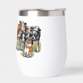 牛のコルギと群 (左面)