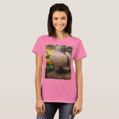 牛のシャツホワイトウォルド Tシャツ (正面フル)