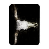 牛のスカル マグネット (縦)