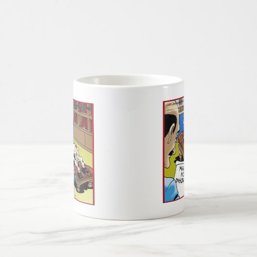 牛のセラピー4 Mooo障害ギフトTeeカード コーヒーマグカップ (中央)