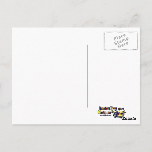 牛のセラピー4 Mooo障害ギフトTeeカード ポストカード (裏面)