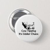 牛のチップ 缶バッジ (正面&裏面)