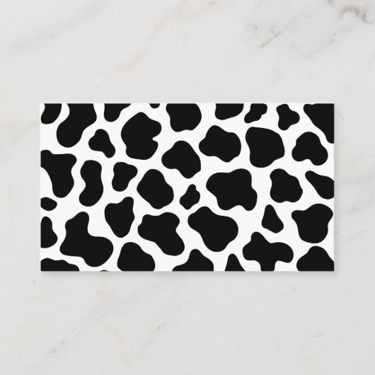 牛のテーマ赤ちゃんシャワーブックリクエストカード エンクロージャーカード (裏面)