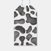 牛のテーマ | 誕生日パーティーありがとう ギフトタグ (裏面)