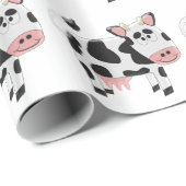 牛のデザイン ラッピングペーパー (ロールコーナー)