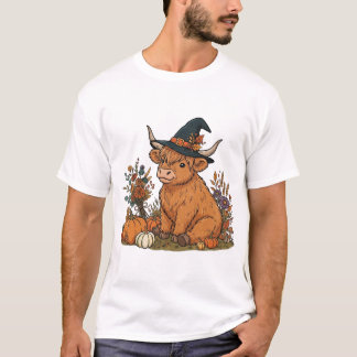 牛のデザイン Tシャツ