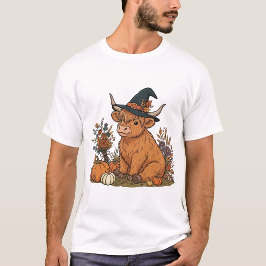 牛のデザイン Tシャツ (正面)