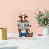 牛のトイレおもしろい家畜 アクリルサイン (ウェディング)