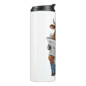 牛のトイレおもしろい家畜 タンブラー (回転左)