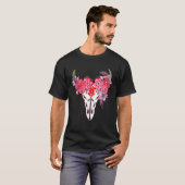 牛のドクロ Tシャツ (正面フル)