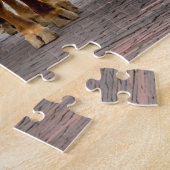 牛のドライブ,ロングホーン&カウボーイズ,フォートワース, TX ジグソーパズル (側面)