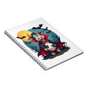 牛のドラキュラが上昇する ノートブック (右側)