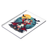 牛のドラキュラが上昇する ノートブック (左側)