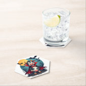 牛のドラキュラが上昇する ペーパーコースター (インサイチュ)