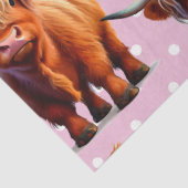 牛のハイランダーピンク 薄葉紙 (詳細)