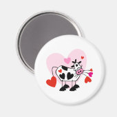 牛のハート マグネット (正面/裏面)