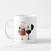 牛のバーベキューTシャツとギフト コーヒーマグカップ (左)