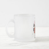 牛のバーベキューTシャツとギフト フロストグラスマグカップ (左)