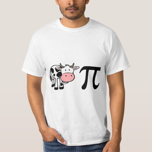 牛のパイ Tシャツ (正面)