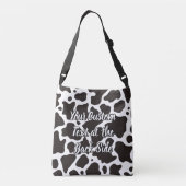 牛のパターンのクロスボディバッグ クロスボディバッグ (裏面)