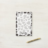 牛のパターンのポストイットノート ポストイット (デスク上)