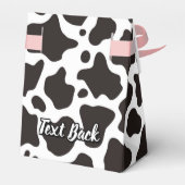 牛のパターンの好意ボックス フェイバーボックス (裏面サイド)