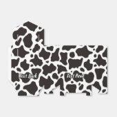 牛のパターンの好意ボックス フェイバーボックス (折り畳みなし)