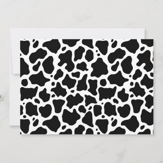 牛のパターンの結婚背景の発表 (裏面)