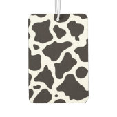 牛のパターンの背景 カーエアーフレッシュナー (裏面)