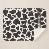 牛のパターンの背景 シェルパブランケット (正面(横))