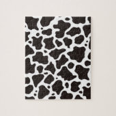 牛のパターンの背景 ジグソーパズル (縦)