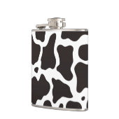 牛のパターンの背景 フラスク (左)