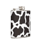 牛のパターンの背景 フラスク (右)