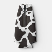 牛のパターンの背景 ボトルクーラー (裏面)