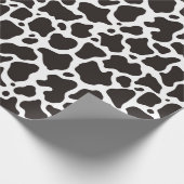 牛のパターンの背景 ラッピングペーパー (角)