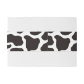 牛のパターンの背景 招待状ベリーバンド (裏面例)