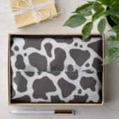 牛のパターンの背景 薄葉紙 (ギフト)