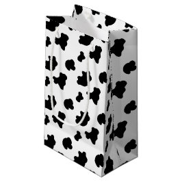 牛のパターン小抱き枕 スモールペーパーバッグ