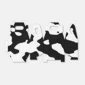 牛のパターン（白黒） フェイバーボックス (折り畳みなし)