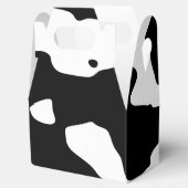 牛のパターン（白黒） フェイバーボックス (オープン)