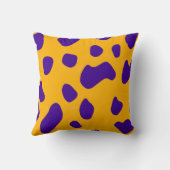 牛のパッチパターン クッション (裏面)