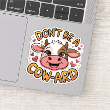 牛のパンプンのステッカーではないおもしろい。