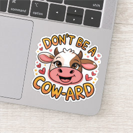 牛のパンプンのステッカーではないおもしろい。 シール