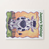 牛のパーティーセンター ジグソーパズル (横)