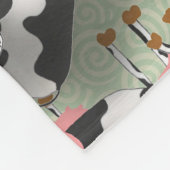 牛のフリースブランケット フリースブランケット (角)