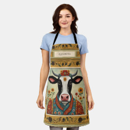 牛のフローラ エプロン